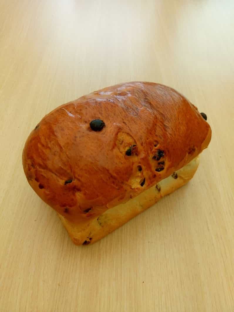 Klein rozijnenbrood